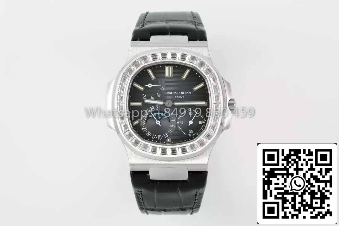 Patek Philippe Nautilus 5712 1:1 Best Clone PPF Fabbrica V3 Newest Version Blue Dial