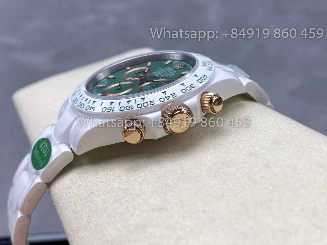 AET REMOULD ceramica Rolex Daytona "BRITISH RACING Verde" 1:1 Best Clone Edizione