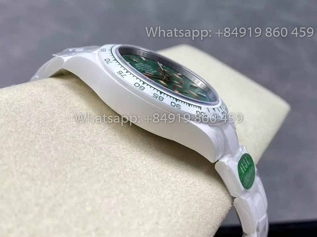AET REMOULD ceramica Rolex Daytona "BRITISH RACING Verde" 1:1 Best Clone Edizione