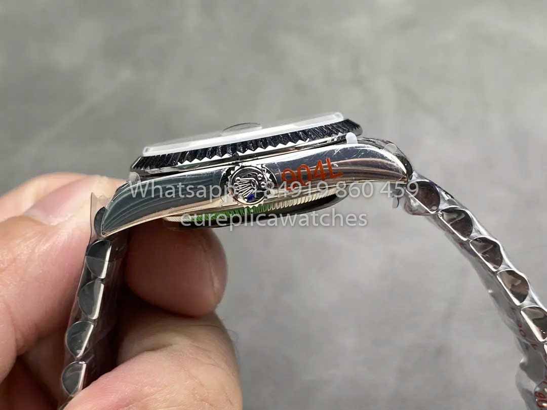 Rolex Day Date 128236 QF Fabbrica 1:1 Best Clone Grey Diamond dial 36mm
