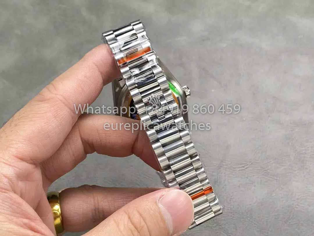 Rolex Day Date 128236 QF Fabbrica 1:1 Best Clone Pink Diamond Dial