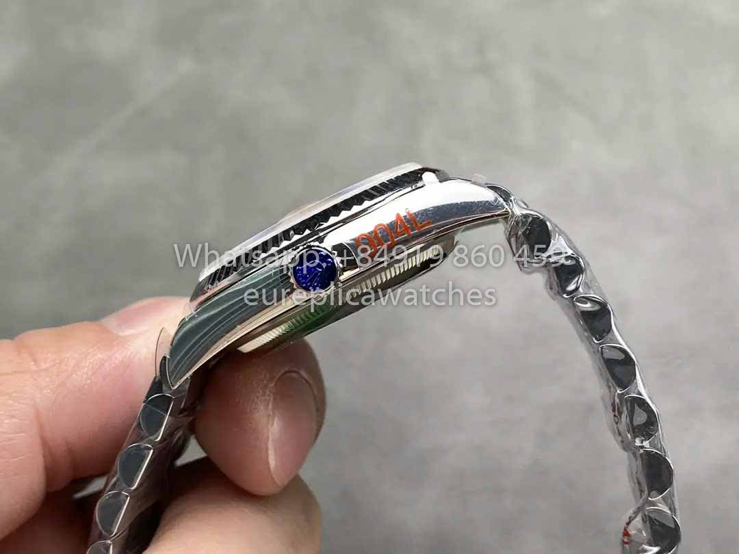 Rolex Day Date 128236 QF Fabbrica 1:1 Best Clone Pink Diamond Dial