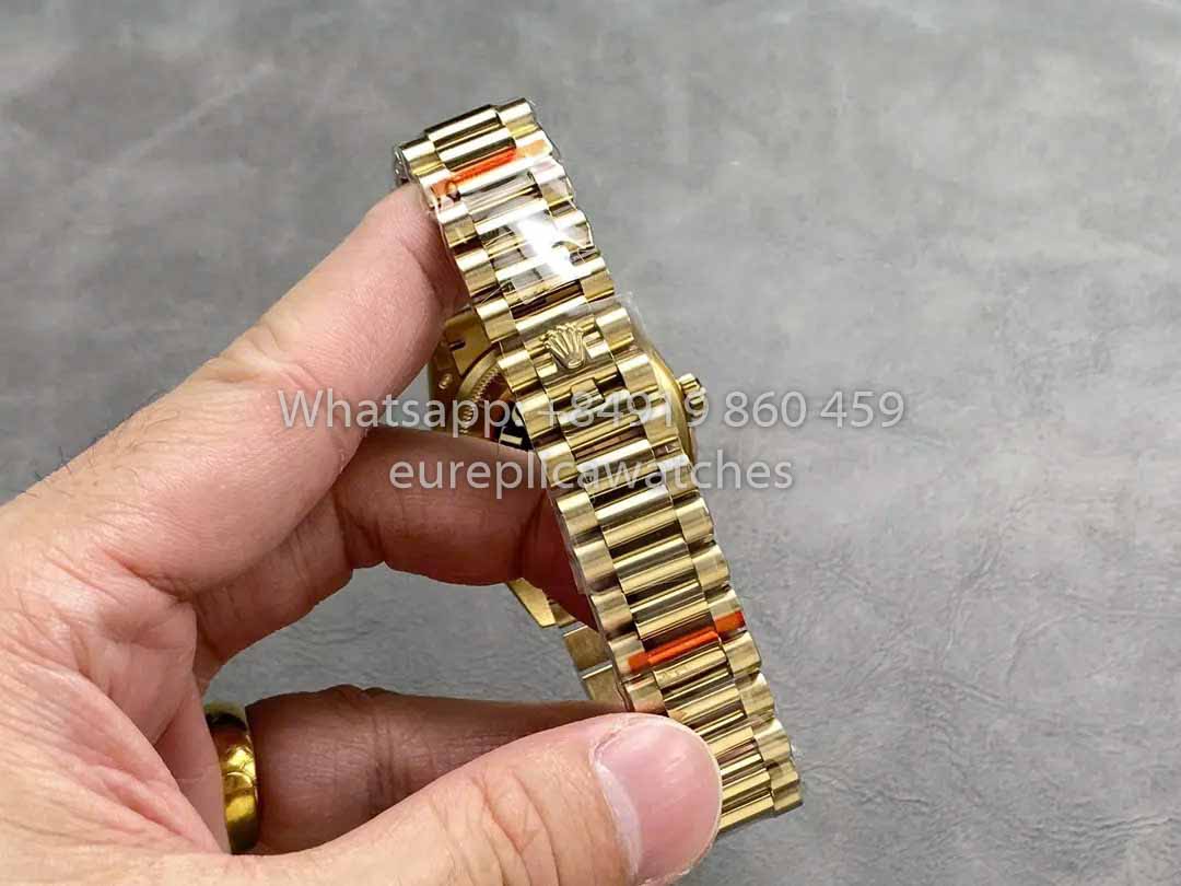 Rolex Day Date 128238-0069 QF Fabbrica 1:1 Best Clone Green Diamond Dial