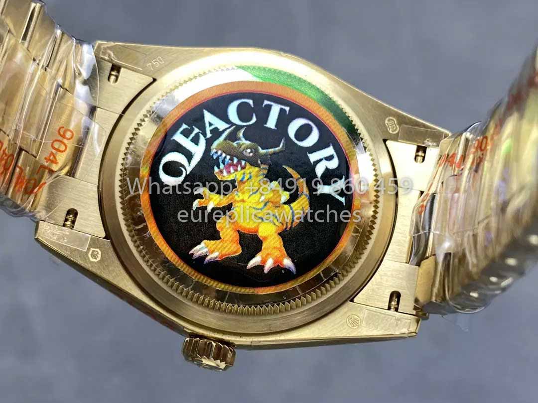 Rolex Day Date M128238-0130 128238-0130 QF Fabbrica 1:1 Best Clone Green Dial