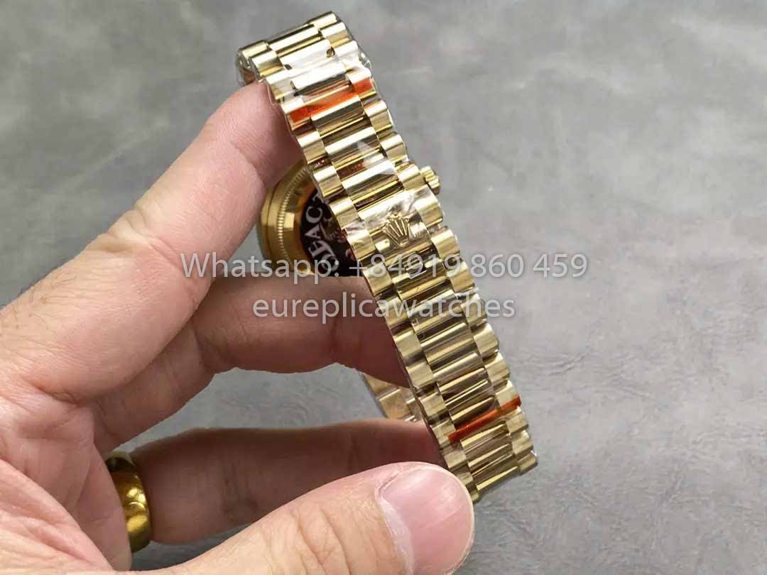 Rolex Day Date M128238 QF Fabbrica 1:1 Best Clone Numeral Green Dial