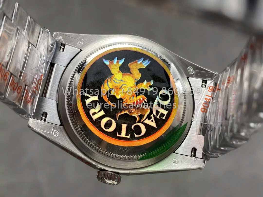 Rolex Day Date M128239-0023 128239-0023 QF Fabbrica 1:1 Mejor clon Esfera de diamantes azules