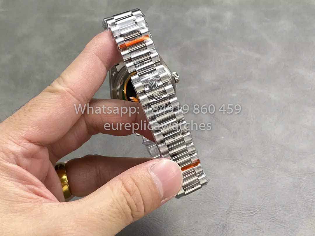 Rolex Day Date M128236 QF Fabbrica 1:1 Best Clone Grey Index Dial