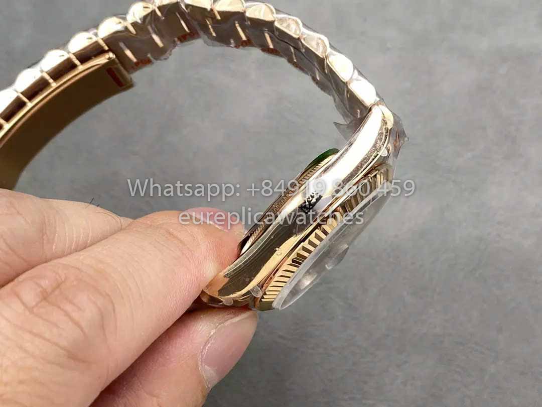 Rolex Day Date M128235-0037 ombre Dialmond Dial QF Fabbrica 1:1 Best Clone Rose Gold 36