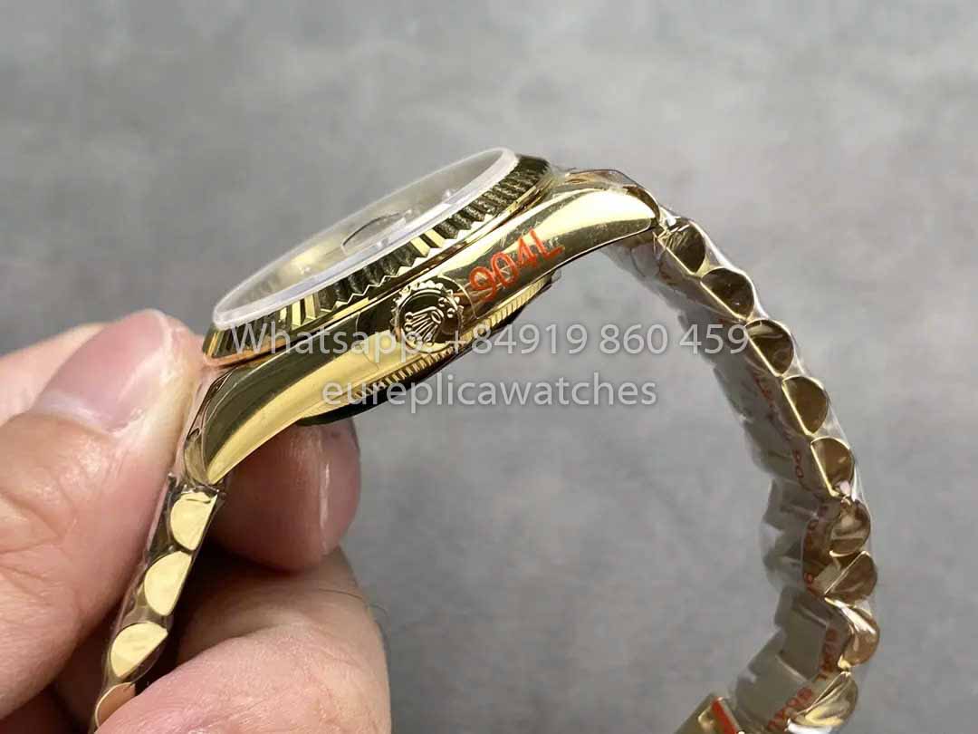Rolex Day Date M128238-0008 - 128238-0008 Diamond Dial QF Fabbrica 1:1 Best Clone 36mm