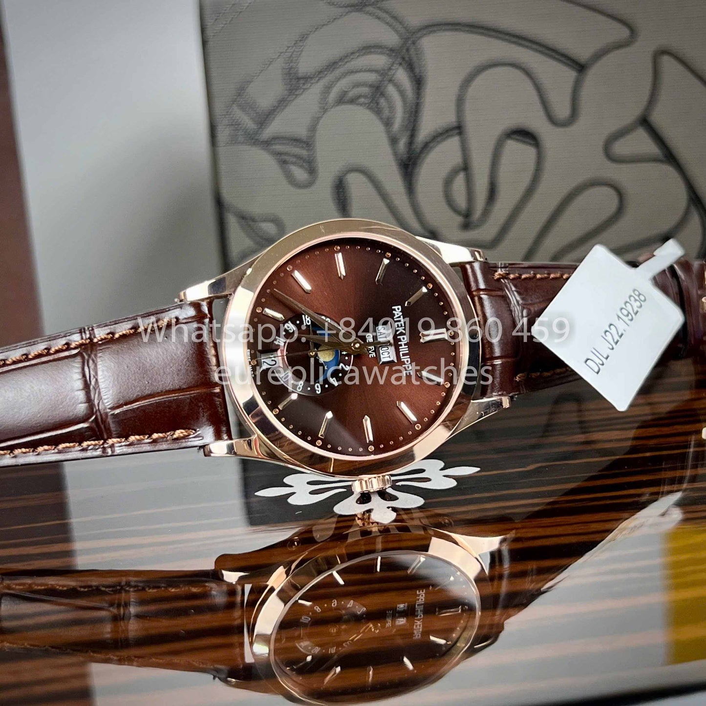 Patek Philippe Annual Calendar 38.5mm Rose Gold 5396R  1:1 Best Clone Custom Rose Gold 18k