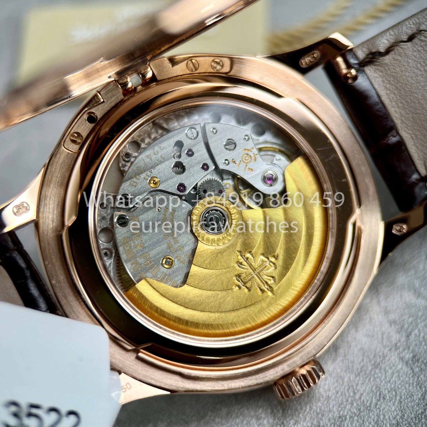 Patek Philippe Calatrava 5227J-001 coated 18k Rosa Oro 1:1 Best Clone 3K Fabbrica