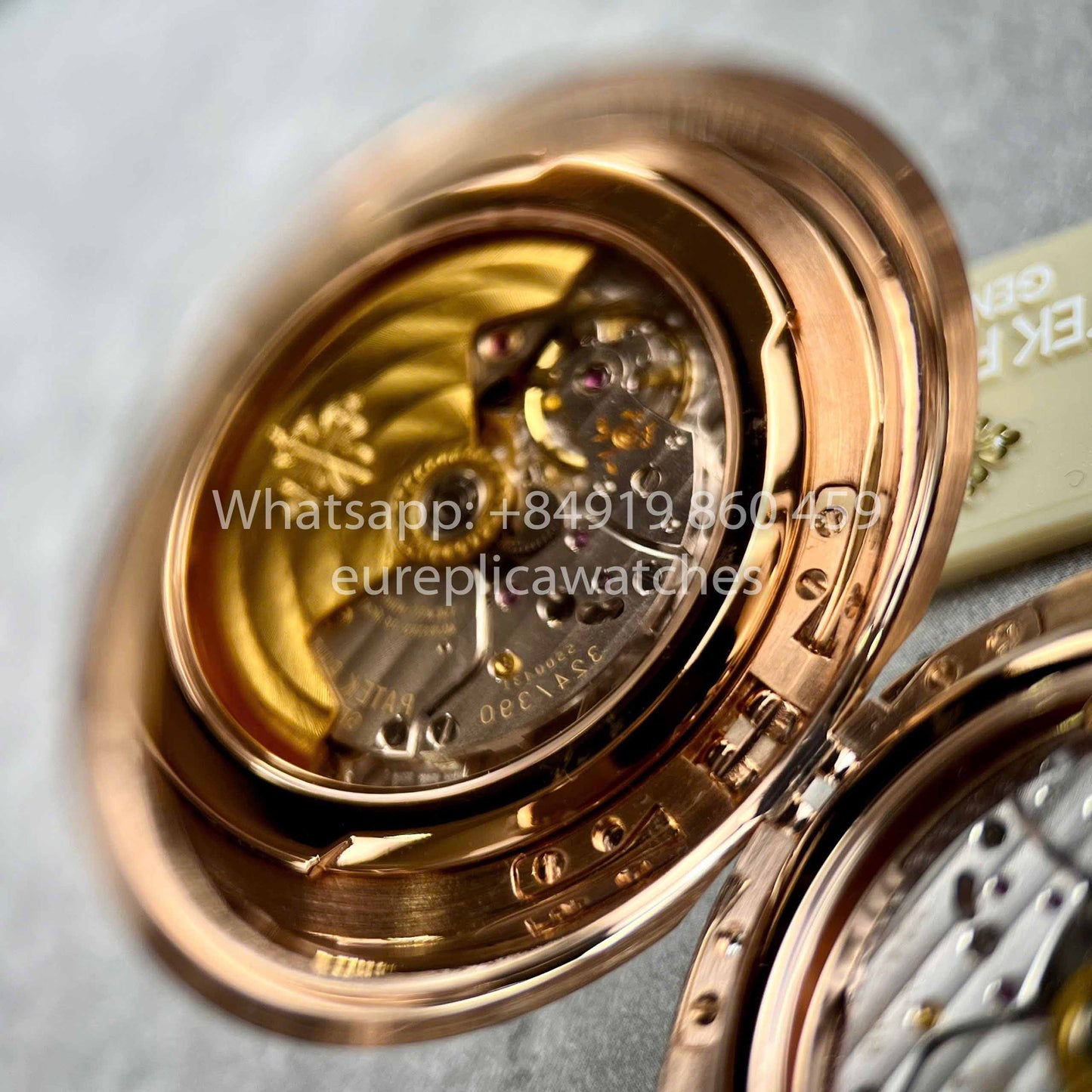 Patek Philippe Calatrava 5227J-001 coated 18k Rosa Oro 1:1 Best Clone 3K Fabbrica