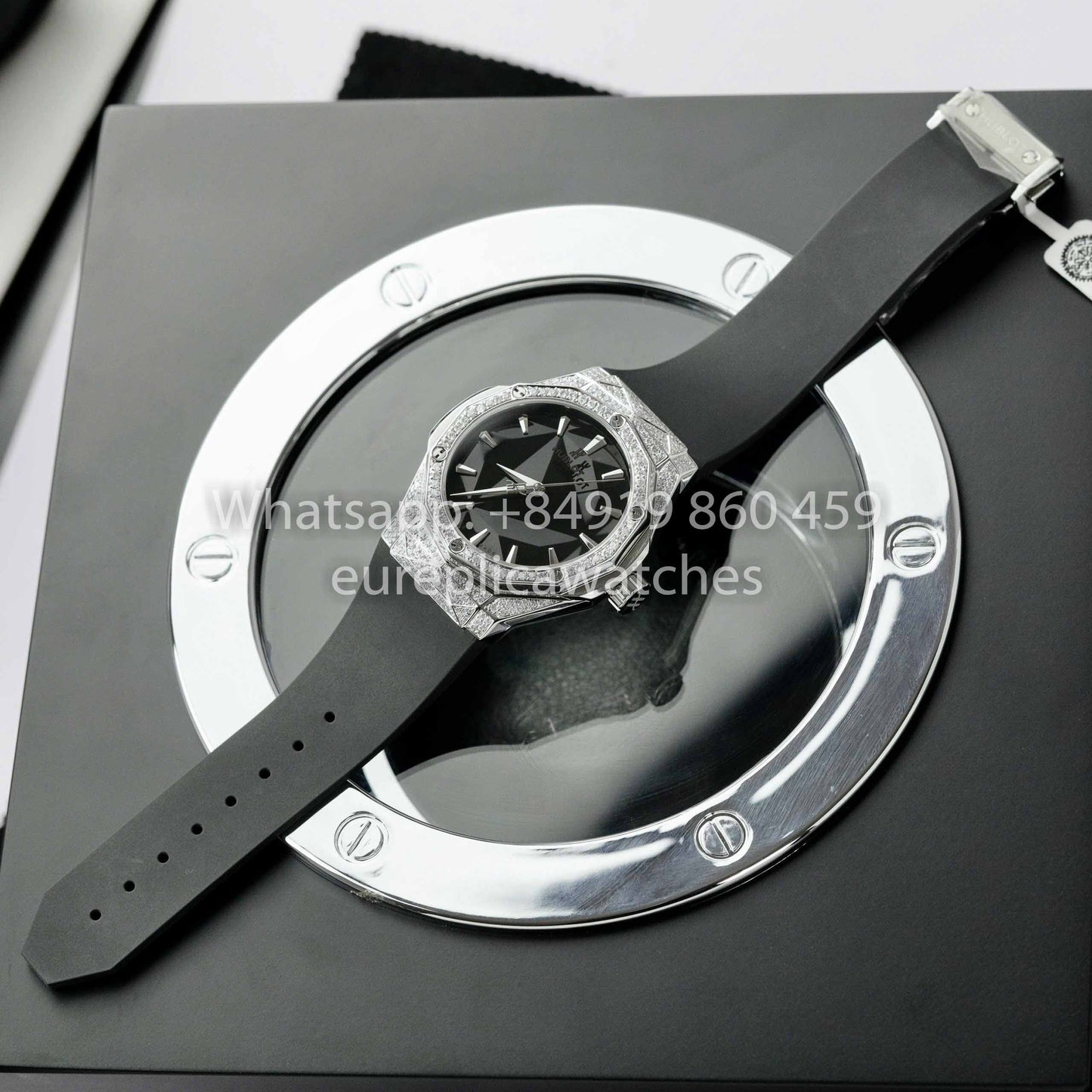 HUBLOT CLASSIC FUSION ORLINSKI 40mm Custom Moissanite Stone 1:1 Best Clone