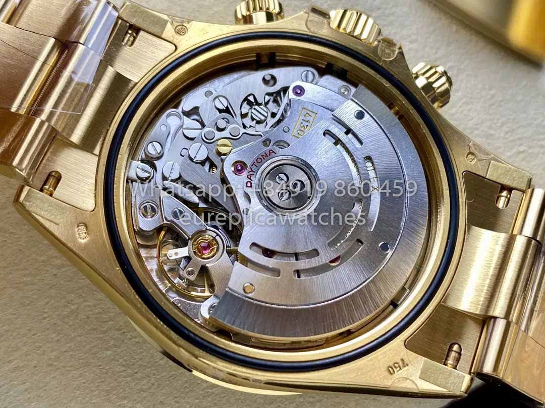 Rolex Yellow Oro Cosmograph Daytona 40 Watch Verde Arabic quadrante 116508  VS Fabbrica 1:1 Super Clone