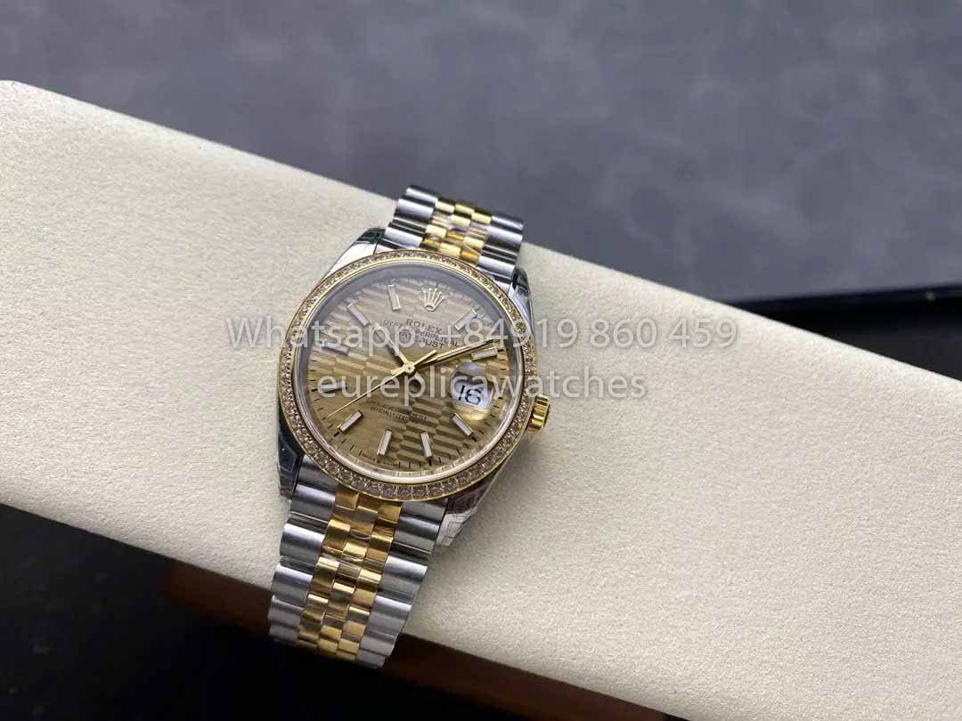 Rolex Datejust 36 M126283RBR-0031 126283RBR-0031 Mejor clon vs. Fabbrica