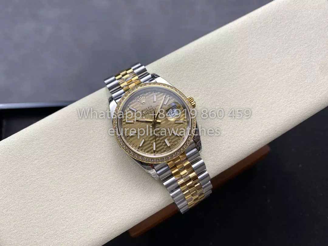 Rolex Datejust 36 M126283RBR-0031 126283RBR-0031 Mejor clon vs. Fabbrica