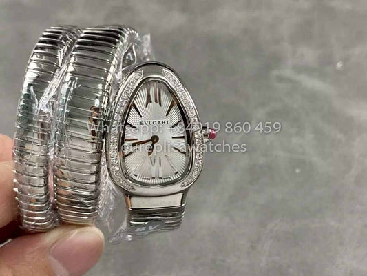 Bvlgari Serpenti 103819 1:1 edizione migliore BV Fabbrica quadrante bianco acciaio inossidabile