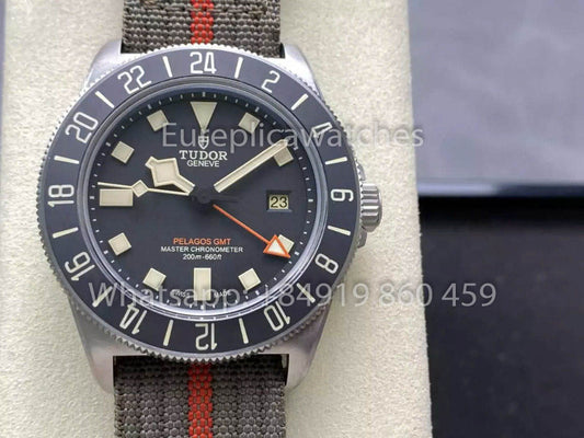 Tudor Pelagos FXD GMT Titanium M2542G247NU  M+ Fabbrica 1:1 Best Clone Black Dial