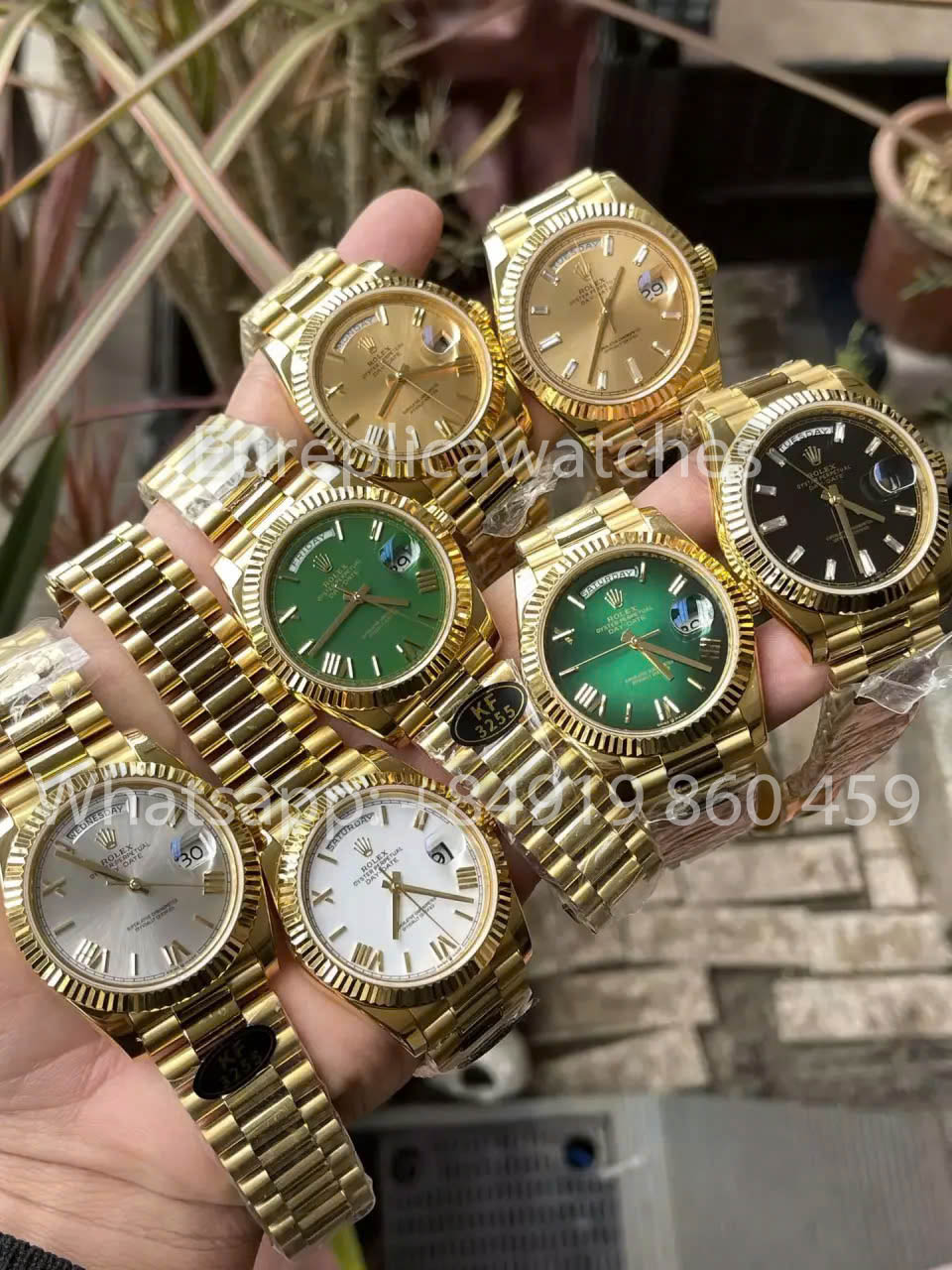 Rolex Yellow Gold Day Date 40 228238-0042 Sundust Dial  1:1 Best Clone KF Fabbrica 215 Gram