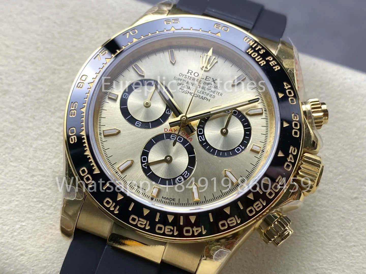 Rolex Cosmograph Daytona m126519ln Yellow Gold 1:1 Best Clone QF Fabbrica V11  Enhanced Weight