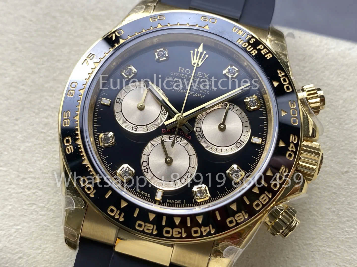 Rolex Cosmograph Daytona m126518 V11 Black Dial 1:1 Best Clone QF Fabbrica Enhanced Weight