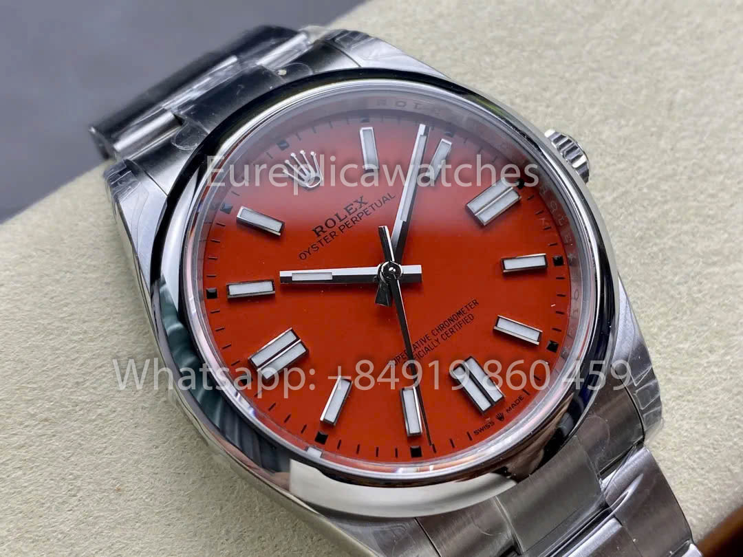 Rolex Oyster Perpetual M124300-0007 41MM 1:1 Mejor clon VS Fabbrica Red quadrante
