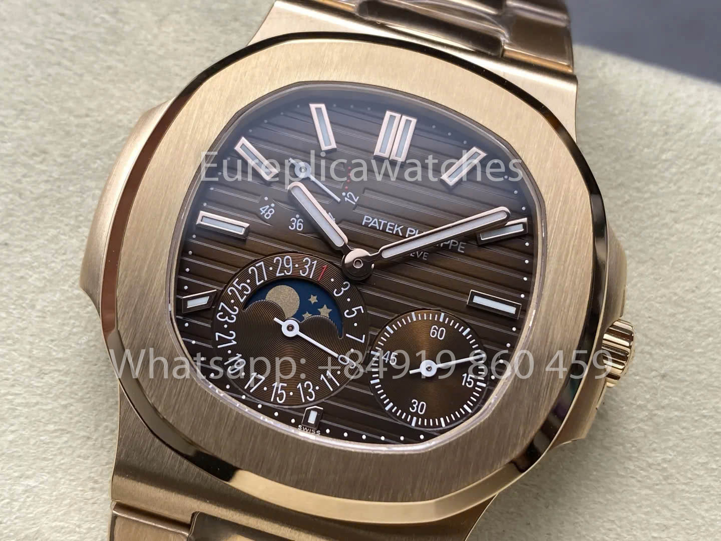 Patek Philippe Nautilus 5712/1R-001 1:1 Best Clone PPF Fabbrica V3 Brown Dial