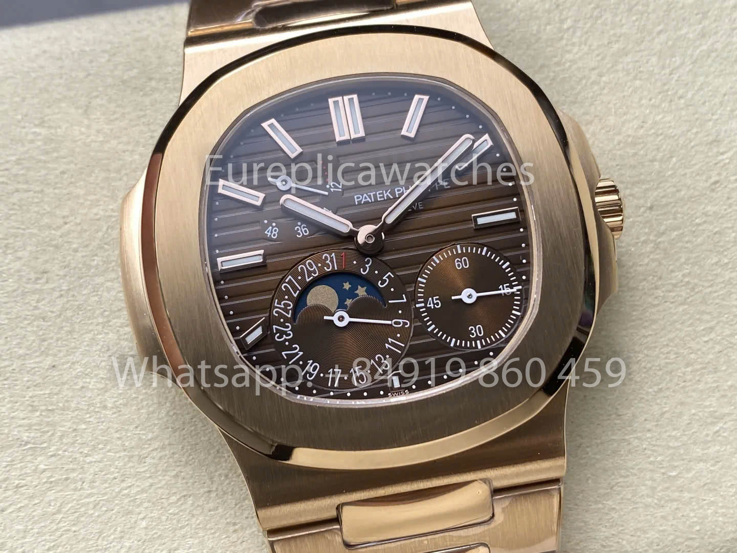 Patek Philippe Nautilus 5712/1R-001 1:1 Best Clone PPF Fabbrica V3 Brown Dial