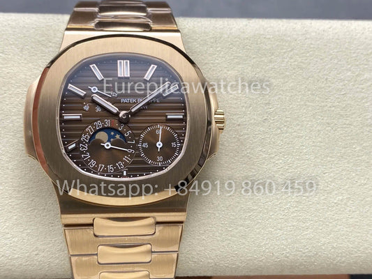 Patek Philippe Nautilus 5712/1R-001 1:1 Best Clone PPF Fabbrica V3 Brown Dial