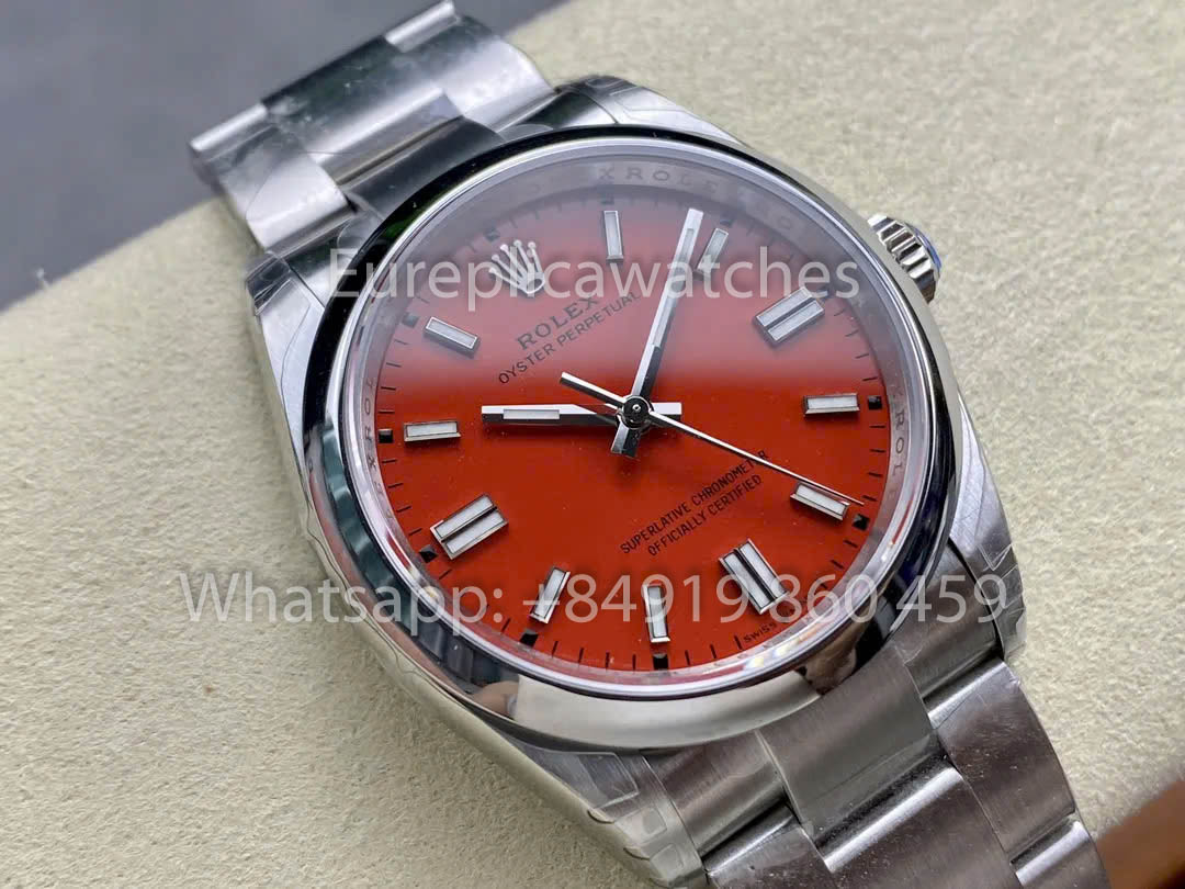 Rolex Oyster Perpetual M126000-0007 36MM 1:1 Mejor clon VS Fabbrica Red quadrante