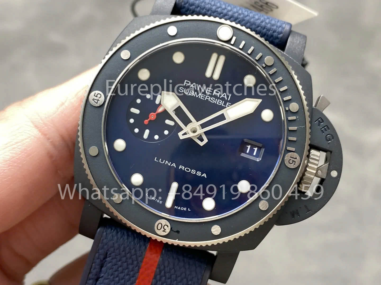Panerai Submersible QuarantaQuattro Luna Rossa  PAM01466  1:1 Best Clone VS Fabbrica