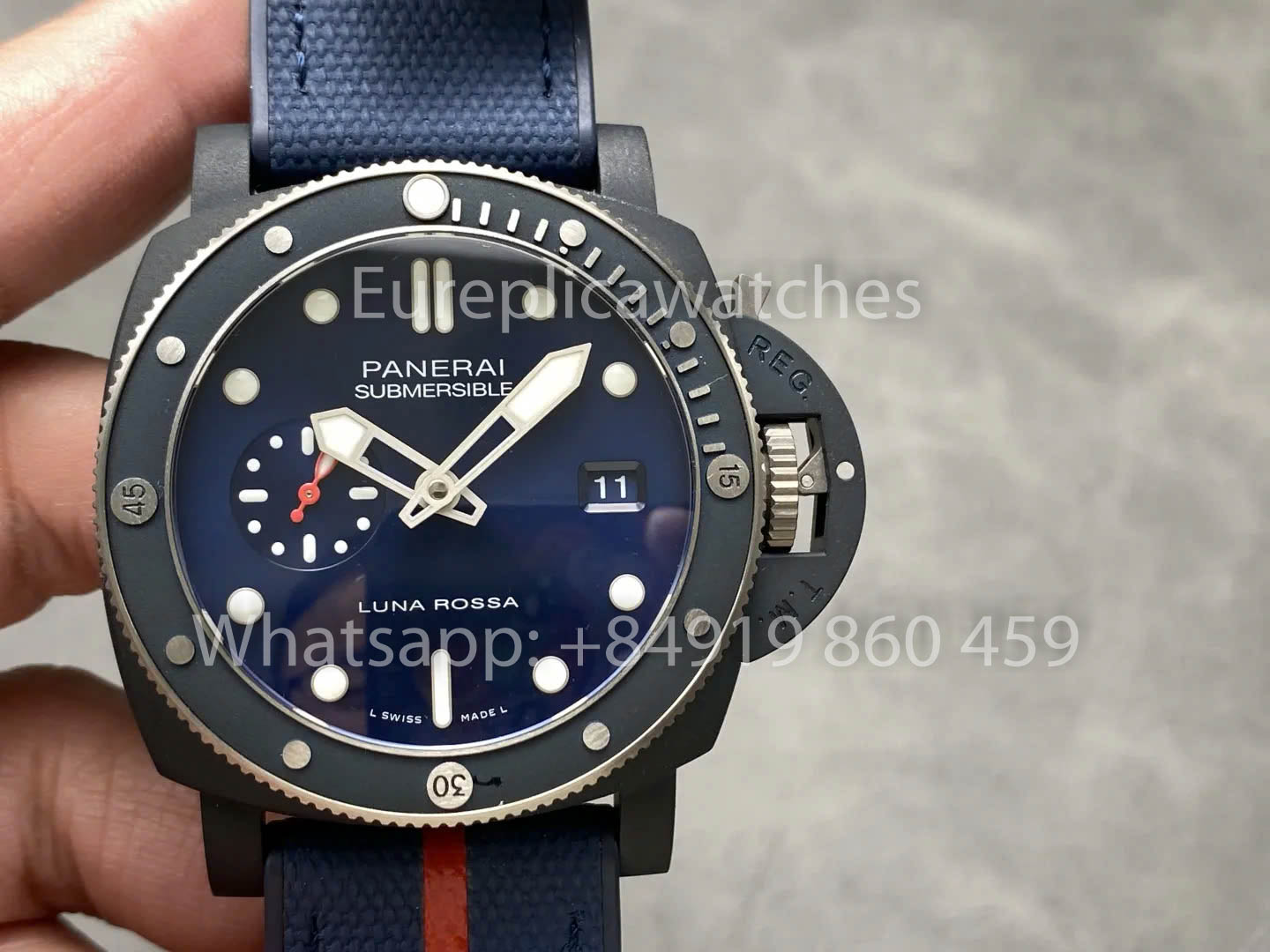 Panerai Submersible QuarantaQuattro Luna Rossa  PAM01466  1:1 Best Clone VS Fabbrica