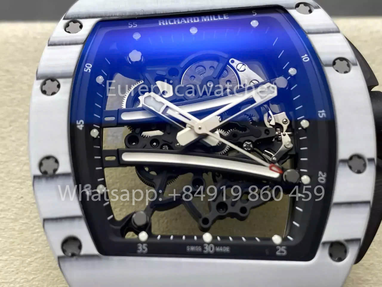 RICHARD MILLE  RM61-01 Carbon Fiber Skeleton Dial ZF Fabbrica newest Version 1:1 Best Clone