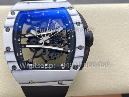 RICHARD MILLE  RM61-01 Carbon Fiber Skeleton Dial ZF Fabbrica newest Version 1:1 Best Clone