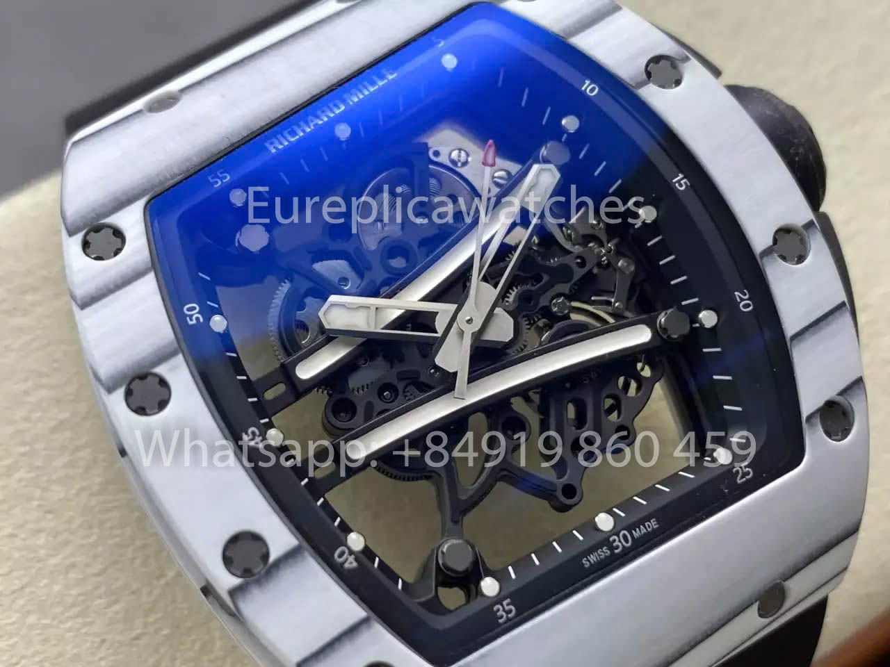 RICHARD MILLE  RM61-01 Carbon Fiber Skeleton Dial ZF Fabbrica newest Version 1:1 Best Clone