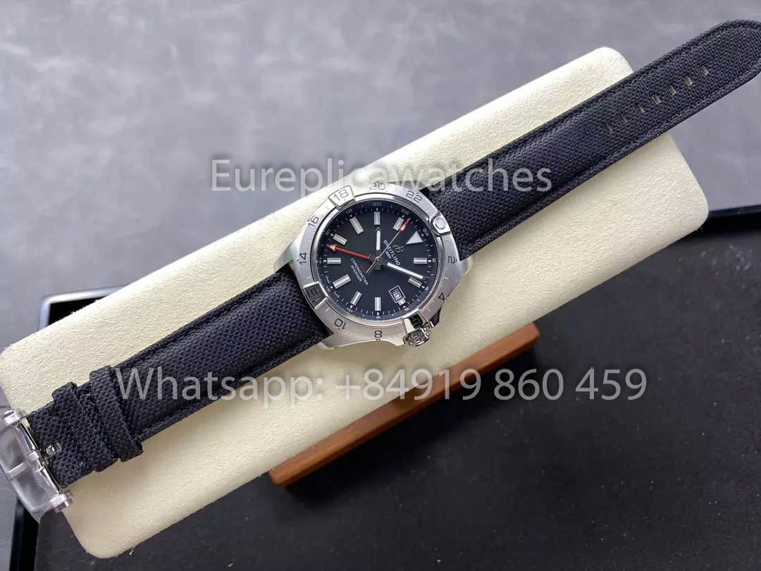Breitling Avenger Automatic GMT 44 BLS Fabbrica 1:1 Best Clone Grigio quadrante Red Pointer