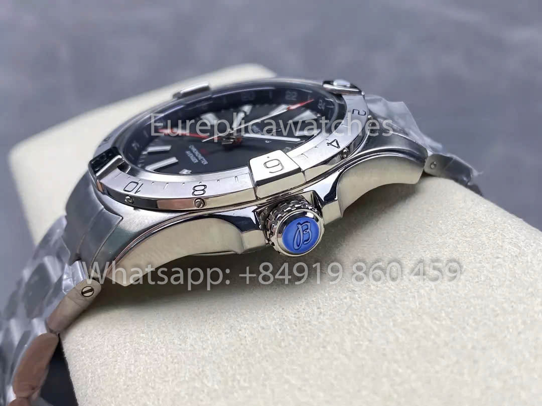 Breitling Avenger Automatic GMT 44 BLS Fabbrica 1:1 Best Clone Grigio quadrante acciaio inossidabile cinturino