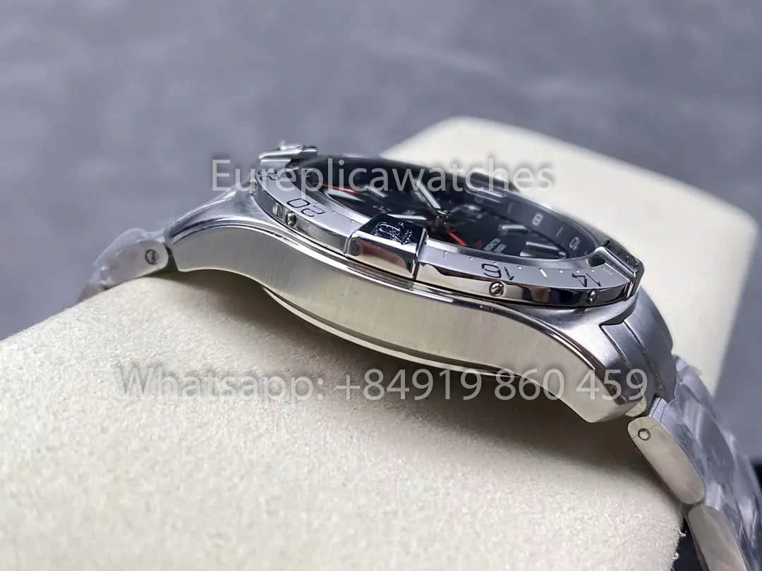 Breitling Avenger Automatic GMT 44 BLS Fabbrica 1:1 Best Clone Grigio quadrante acciaio inossidabile cinturino
