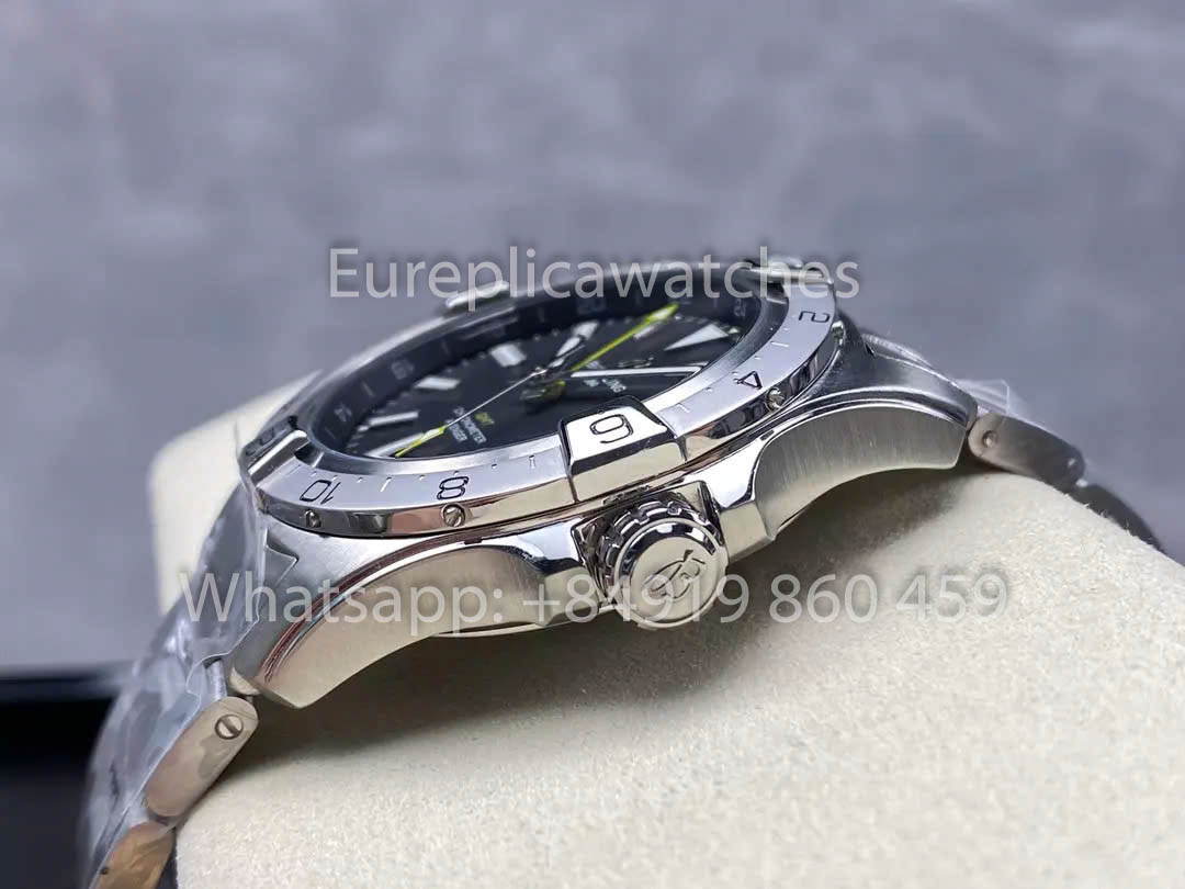 Breitling Avenger Automatic GMT 44 BLS Fabbrica 1:1 Best Clone Grigio quadrante Yellow Pointer SS