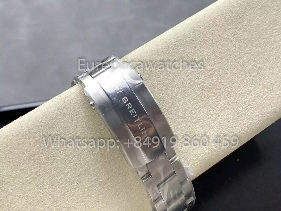 Breitling Avenger Automatic GMT 44 BLS Fabbrica 1:1 Best Clone quadrante blu acciaio inossidabile cinturino