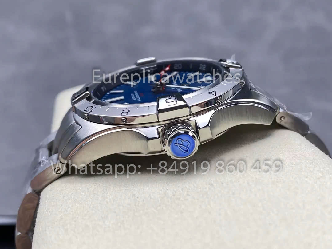 Breitling Avenger Automatic GMT 44 BLS Fabbrica 1:1 Best Clone quadrante blu acciaio inossidabile cinturino