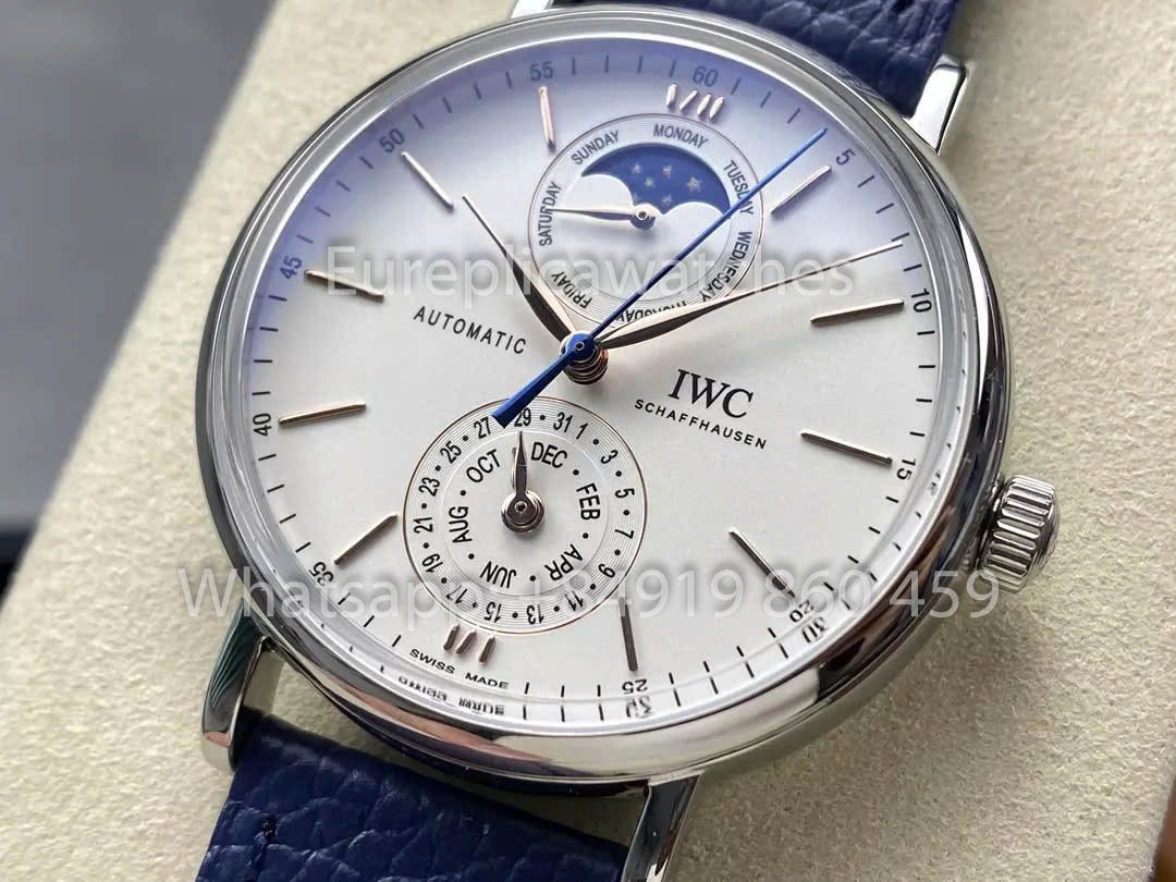 IWC Portofino IW359002 Automatic Watch 41MM 1:1 Best Clone GR Fabbrica Blu cinturino