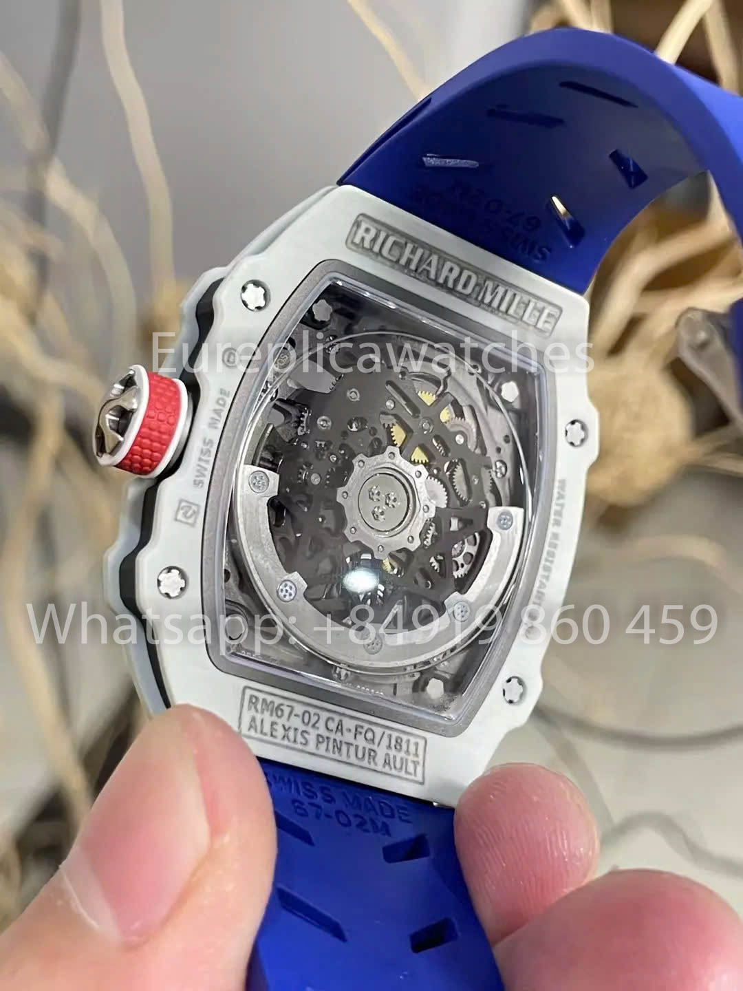 replica Richard Mille RM67-02 White Carbon NTPT 1:1 Best Clone V5 Newest Version