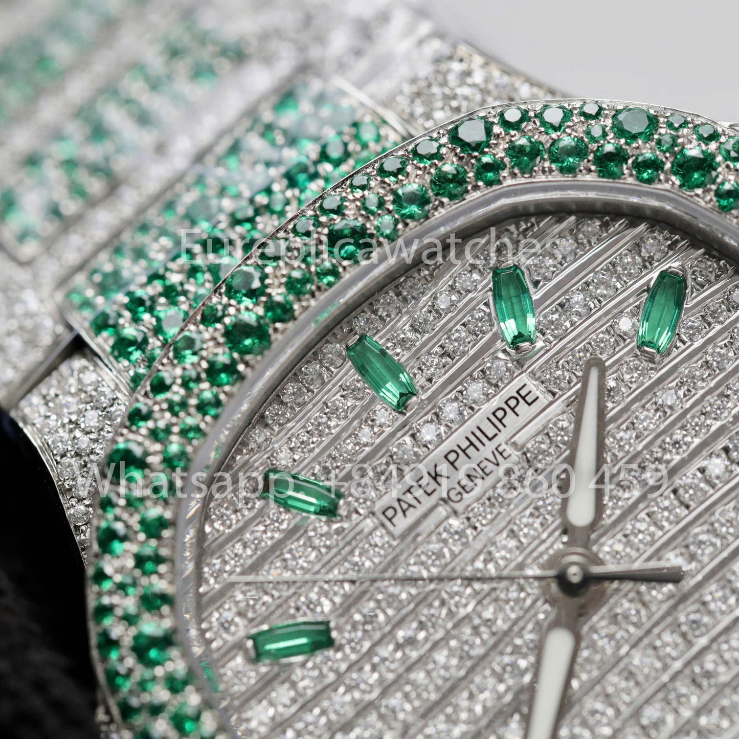 Patek Philippe Nautilus 7118 Full Iced Out - 1:1 Best Clone Ruby Saphire
