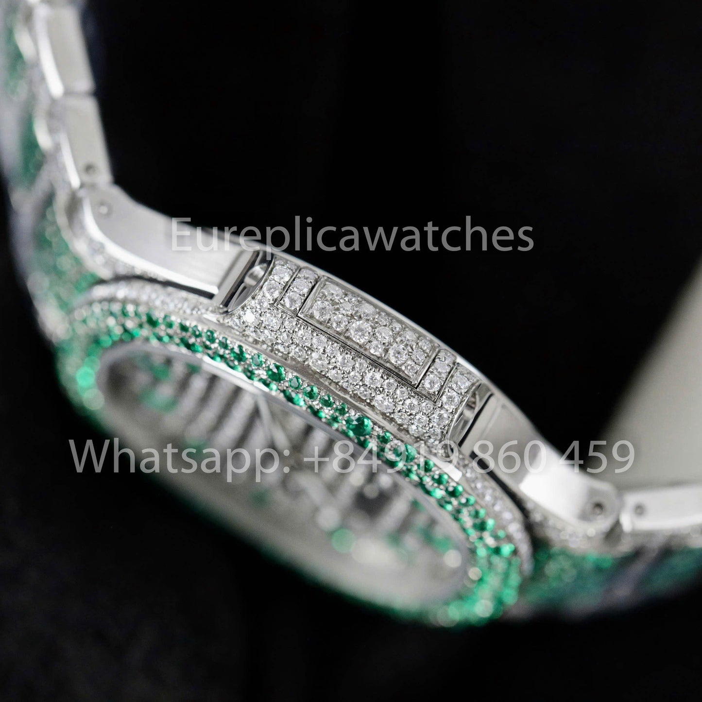 Patek Philippe Nautilus 7118 Full Iced Out - 1:1 Best Clone Ruby Saphire