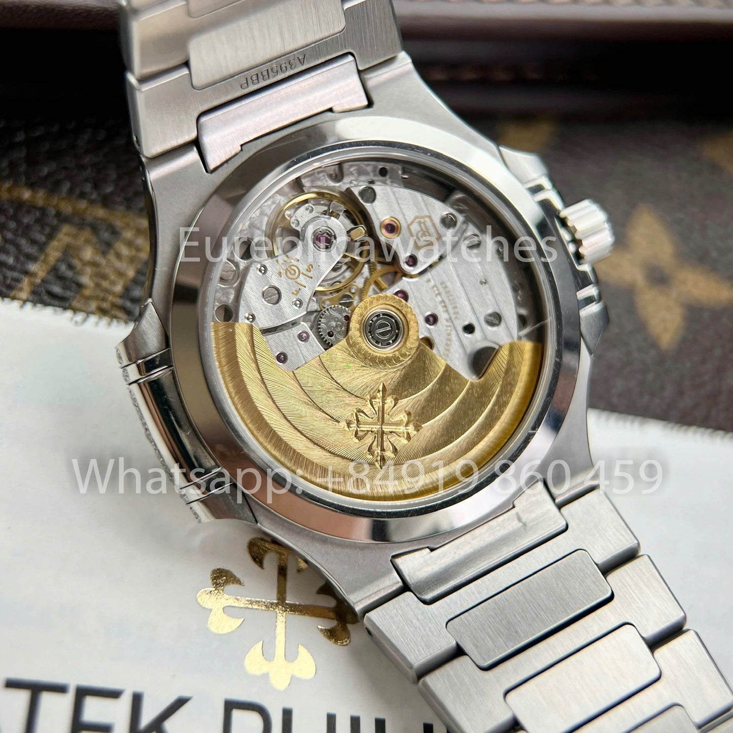 Patek Philippe Nautilus 7118/1450G-001 Full Iced Out - 1:1 Best Clone Custom Watch