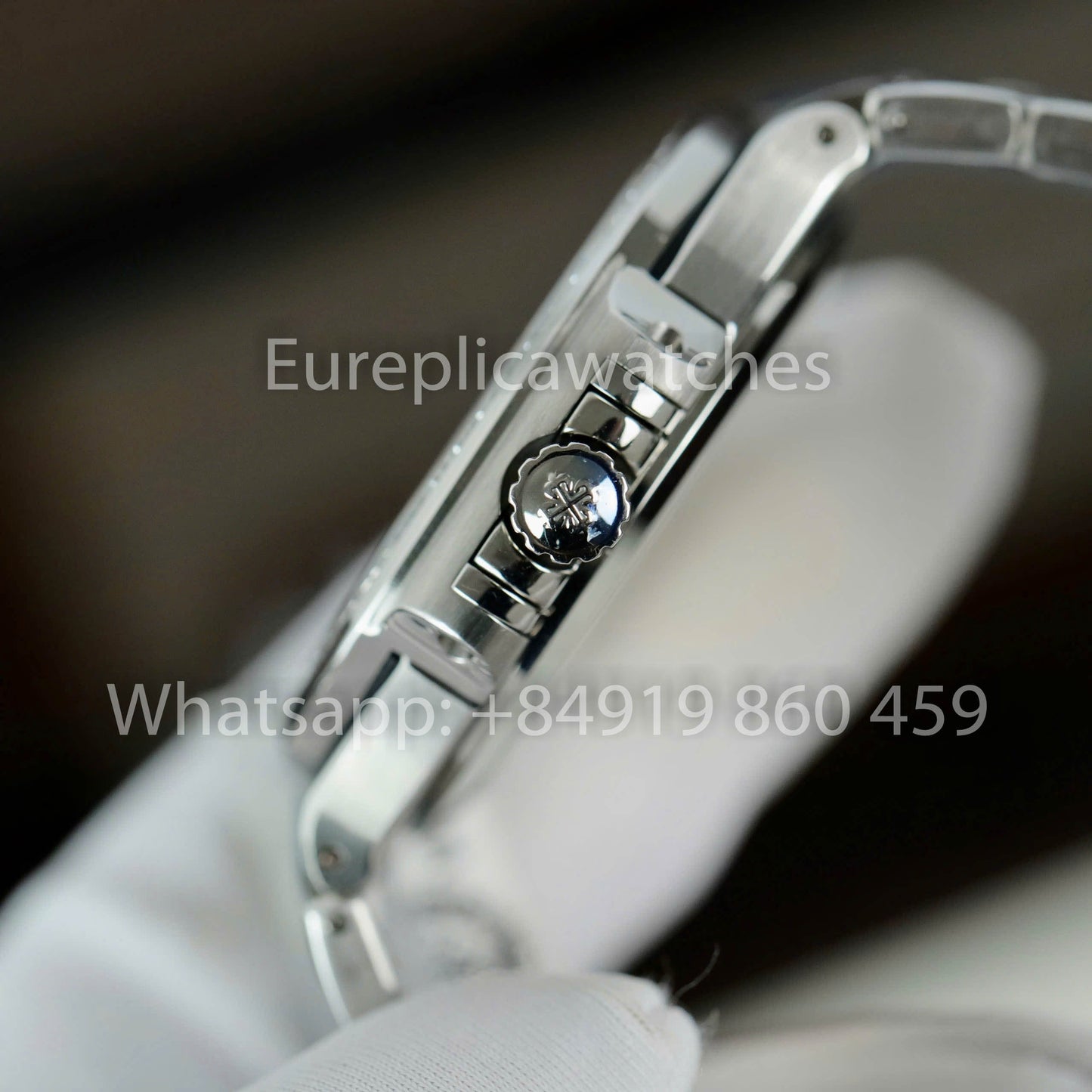 Patek Philippe Nautilus Ladies 7118/1A-011 Moissanite personalizado da 3K Fabbrica acciaio inossidabile