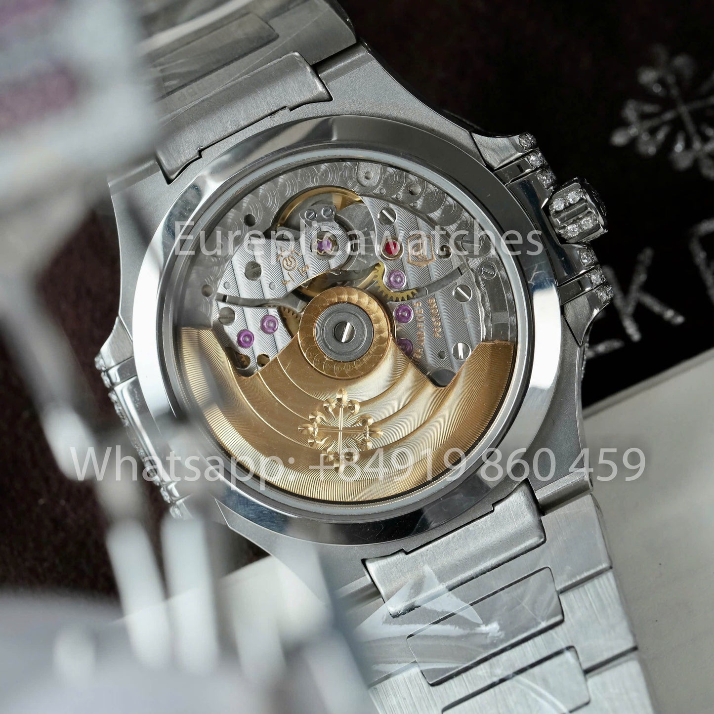 Patek Philippe Nautilus 7118 Full Iced Out - 1:1 Best Clone purple Ruby Saphire