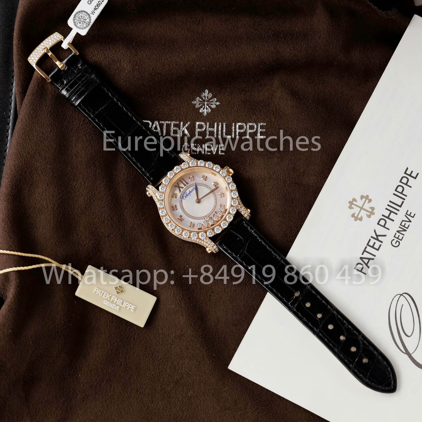 Chopard Happy Sport 274809-5001 Joaillerie 1:1 Best Clone Custom Moissanite and gold