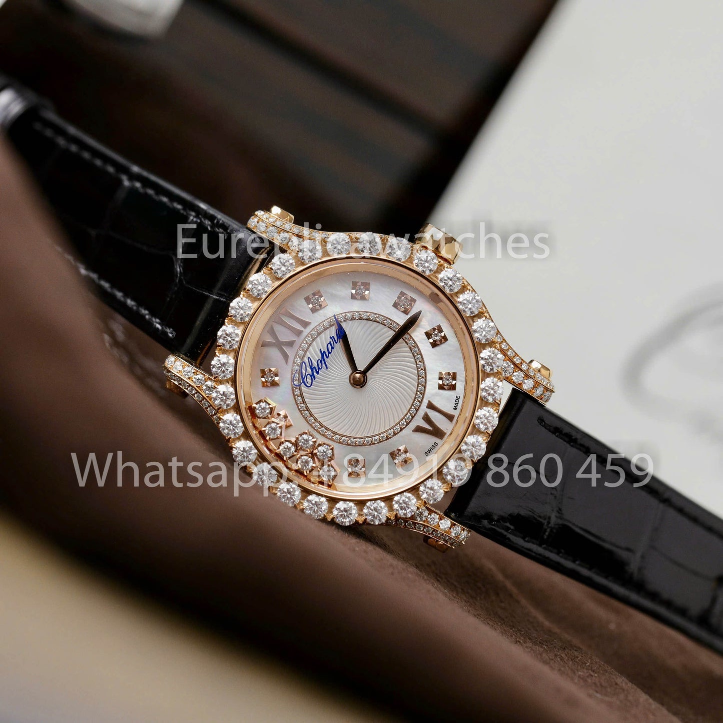 Chopard Happy Sport 274809-5001 Joaillerie 1:1 Best Clone Custom Moissanite and gold